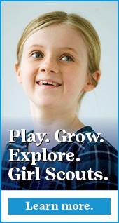 Play. Grow. Explore. Girl Scouts. Learn More.