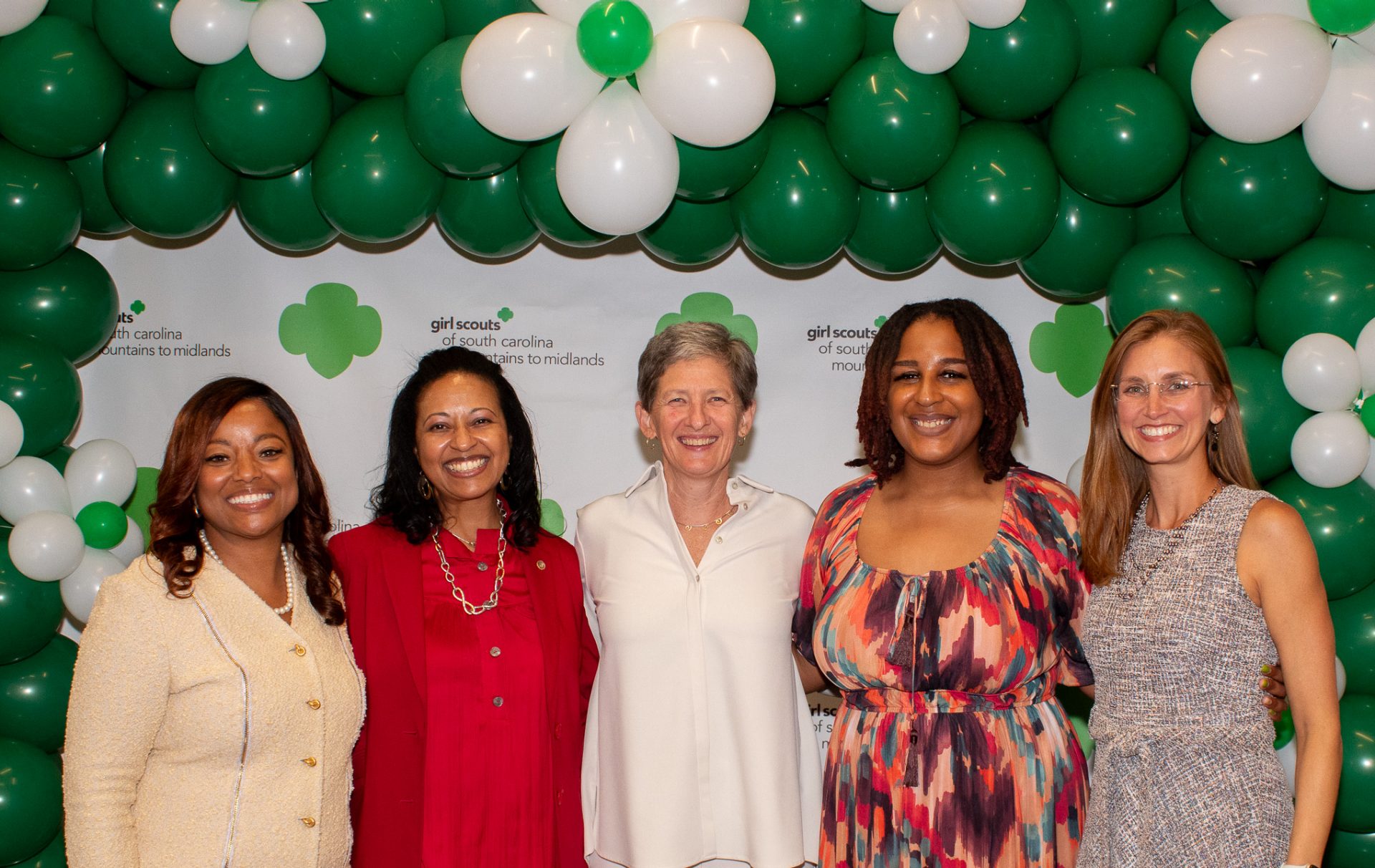  Lt. Gov. Pamela Evette, Senator Katrina Shealy, and Kim Wellman pose together at the 2022 Women of Distinction. 